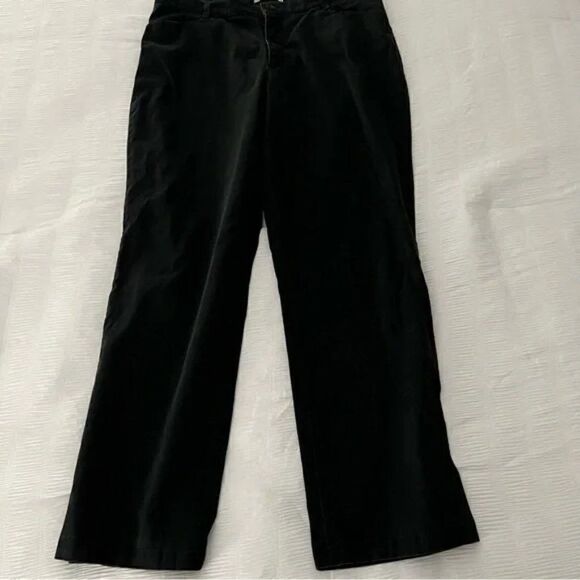 Lee Women’s Relaxed Straight Leg Black Pants size 18 Long - Picture 1 of 5